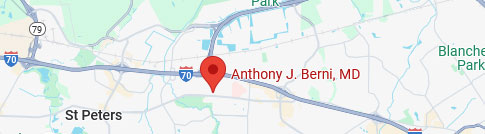 Location of Anthony J. Berni, MD